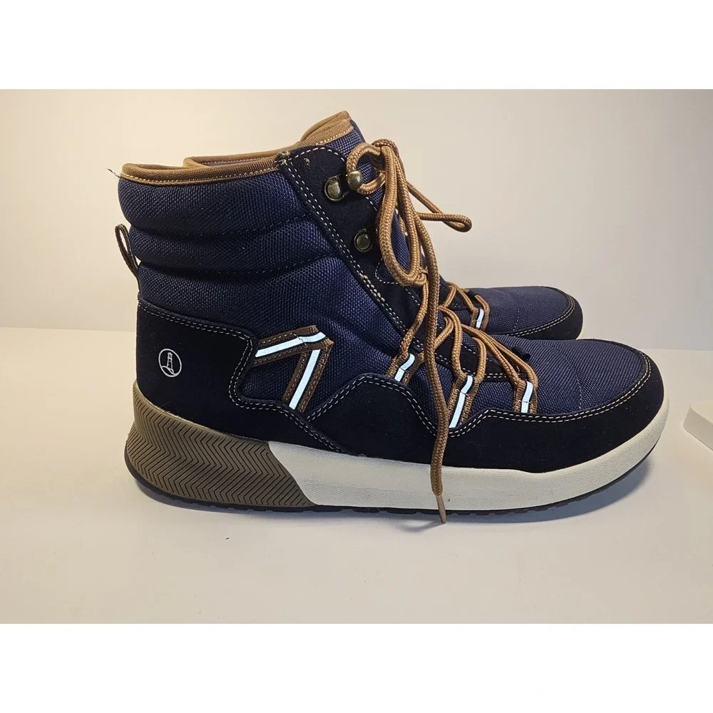 Lands' End Men's Transitional Insulated Winter Snow Boot - Radiant Navy US10.5‎